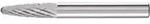 PFERD Fr&auml;sstift RBF &Oslash; 6 mm Kopfl&auml;nge 18 mm Schaft-&Oslash; 6 mm Verzahnung 3 PLUS -