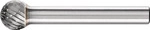 PFERD Fr&auml;sstift KUD &Oslash; 12 mm Kopfl&auml;nge 10 mm Schaft-&Oslash; 6 mm Verzahnung 3 PLUS -