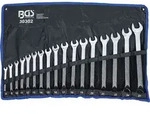 BGS Maul-Ringschl&uuml;ssel-Satz gekr&ouml;pft SW 8 - 27 mm 17tlg. - 30302