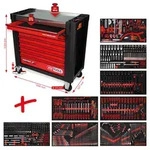 KS TOOLS Performanceplus Werkstattwagen-Satz P25 mit 564 Werkzeugen f&uuml;r 8 Schubladen