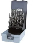 RUKO Spiralbohrersatz HSS-G DIN 338 Typ N 25tlg. &Oslash; 1 - 13 mm in Kunststoffkassette -