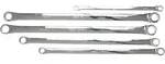 BGS Doppel-Ringschl&uuml;ssel-Satz extra lang SW 8 - 19 mm 5tlg. - 1187