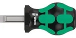 Wera Schraubendreher 335 Stubby Schneiden-B.8mm Klingen-L.24,5mm 2K-Griff Rundkl. -