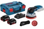 Bosch Akku-Exzenterschleifer GEX 18V-125 / 2x 4,0 Ah Akku + Ladeger&auml;t in L-Boxx