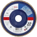 Bosch F&auml;cherschleifscheibe X431 Standard for Metal gerade 125 mm 40 Kunststoff -