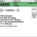 Schraube R 88195 SEKO SPAX-MF-T 3,5x55/36-T10 Stahl galv.verz. WIROX 500St. SPAX