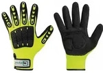 ELYSEE 1 Paar Handschuhe Resistant leuchtend gelb / schwarz Gr. 10 - 0881-10H