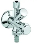 GROHE WAS-Kombieckventil 41073 Design-Gr. DN15 mit R&uuml;ckflussverh. chrom