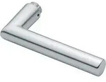 HOPPE T&uuml;rdr&uuml;ckerlochteil Ams.1400 Alu.F1/naturf.4-KT.8mm DIN L/R - 3277144