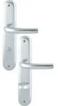 HOPPE Langschildgarnitur T&ocirc;ky&ocirc; 1710/273P Alu.F1 SK/OL 78mm DIN L/R - 2805321