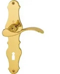 HOPPE Langschildgarnitur Weimar M112SLN/2007 MS F71 BB 72mm DIN L/R - 8167314