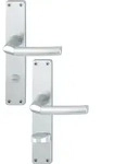 HOPPE Langschildgarnitur Birm.1117/202SP Alu.F1 SK/OL 78mm DIN L/R - 2534014