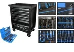 BRILLIANT TOOLS Werkstattwagen mit 7 Schubladen und 473 Werkzeugen - BT153473