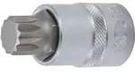 BGS Bit-Einsatz Antrieb Innenvierkant 12,5 mm (1/2") Innenvielzahn (f&uuml;r XZN) M18 -