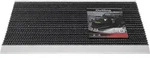 HAMAT Fu&szlig;matte Alu-Anlaufkante schwarz/silber PP/Alu - 3251506007