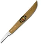 Kirschen Nr. 3358 Kerbschnitzmesser mit rundem R&uuml;cken und gerader Schneide, mit