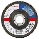 Bosch F&auml;cherschleifscheibe X431 Standard for Metal gewinkelt 115 mm 22,23 mm 60 -