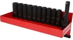 KS TOOLS 1/2" Sechskant-Kraft-Stecknuss-Satz lang 13tlg. - 515.0612