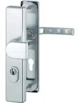 HOPPE Schutzgarnitur London 78G/2222ZA/2410/113 Alu.F1 72mm 41-46mm - 3701822