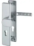 HOPPE Schutzgarnitur London 78G/2221A/2440/113 Alu.F2 72mm 37-42mm - 3962571