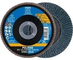 F&auml;cherscheibe POLIFAN Z PSF STEELOX D.125mm K.120 kon.STA/INOX ZK Z PFERD