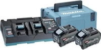 Makita Power Source Kit Li 40V max. inkl.Doppel-Schnellladeger&auml;t DC40RB und 2x Akkus