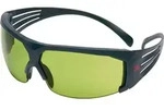 3M Schwei&szlig;erbrille SecureFitSF600 EN 166 PC B&uuml;gel grau Scheibe gr&uuml;n IR 1,7 -