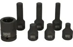 KS TOOLS 1/2" Spezial-Kraft-Bit-Stecknuss-Satz Vielzahn 7tlg. M14-M18 - 515.1160