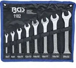 BGS Doppel-Maulschl&uuml;ssel-Satz SW 6x7 - 20x22 mm 8tlg. - 1182