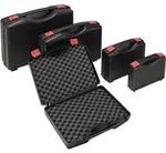 WAG Kunststoffkoffer L275xB230xH83 mm PP 1 Griff - TEKNO 2004 SCHW/ROT