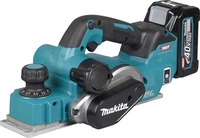 Makita KP001GM201, Makita KP001GM201 Akku-Hobel 40V max. / 2x 4,0 Ah Akku +