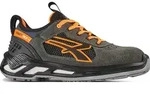 U.POWER Sicherheitsschuh Ryder Gr.45 grau/orange S1P SRC ESD EN20345 Leder -