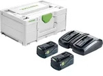 Festool Energie-Set SYS 18 V 2x 5,0 + TCL 6 DUO im Systainer - 577707
