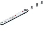 BGS Spezial-Bitknarre ultra d&uuml;nn Abtrieb Innensechskant 6,3 mm (1/4") inkl. 4