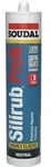 SOUDAL Silikondichtstoff Silirub Pro N schwarz 300 ml Kartusche - 118969
