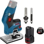 Bosch Akku-Kantenfr&auml;se GKF 12V-8 / 1x 2,0 Ah Akkuinkl. 2x Fr&auml;ser