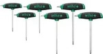 Schraubendrehersatz m.Quergriffen 364DSK T10-T30 TORX&reg; m.Seitenabtr.6-tlg.WIHA