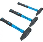 BGS Schlosserhammer-Satz Fiberglasstiel DIN 1041 300 / 500 / 800 g 3tlg. - 3845