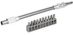 Bosch Bit Set 11tlg. mit flexibler Verl&auml;ngerung aus Metall 200 mm - 2608522376