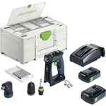 Festool 576884, Festool Akku-Bohrschrauber CXS 18 C 3,0-Set / 2x 3,0 Ah Akku +