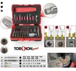 KS TOOLS 1/4" + 10 mm Torx- und Innensechskant-Schrauben-Ausdreher-Satz 34tlg. -