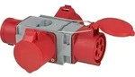 Brennenstuhl Kreuzverteiler CEE400V/32A 3fach Stecker CEE + 3x Steckdosen CEE -