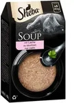 Sheba Nassfutter Multipack Soup mit Lachs | 40x 40g