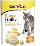 GimCat K&auml;se-Rollis | 140g Katzensnack, Leckerli
