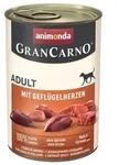 Animonda GranCarno Adult mit Gefl&uuml;gelherzen | 6x 400g
