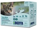 Bozita Fisch & Fleisch H&auml;ppchen in Sauce Multibox | 12x 85g