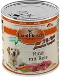 Landfleisch Rind mit Reis & Gartengem&uuml;se mager | 6x 800g