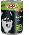 AMORA Dog Fleisch Pur mit Rentier | 6x 400g