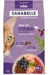 Sanabelle Adult mit Strau&szlig; | 2 kg Katzenfutter trocken
