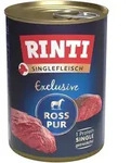 Rinti Singlefleisch Ross pur | 12x 400g Hundevollnahrung pures Fleisch